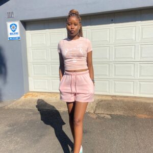 Ladies Peach T shirt